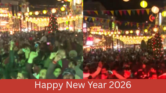 New Year 2026 Celebrations Light Up India Amid Cold and Tight Security New Year 2026 Celebrations Light Up India Amid Cold and Tight Security