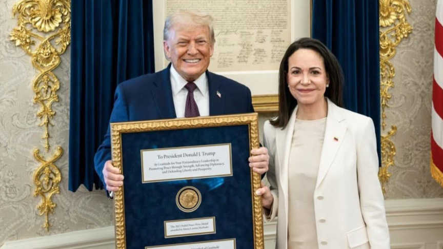 Nobel Committee Clarifies Rules After Machado Gives Medal To Trump