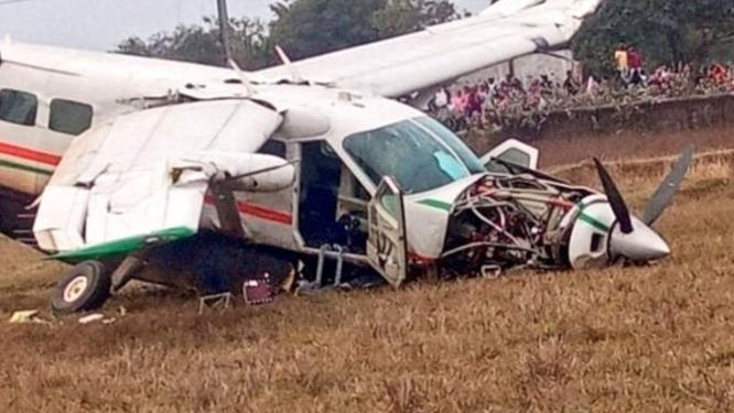 Private Plane Crash-Lands in Rourkela, Six Injured Private Plane Crash-Lands in Rourkela, Six Injured