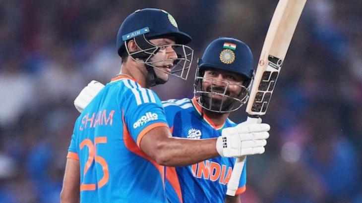 ICC Men's T20 World Cup India Hold Nerve on Slow Pitch to Continue Winning Streak