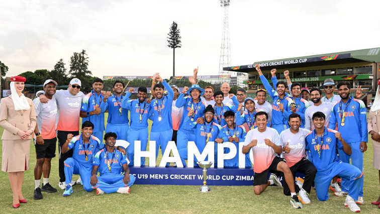 India U19 Clinch Record Sixth World Cup Title, Beat England by 100 Runs
