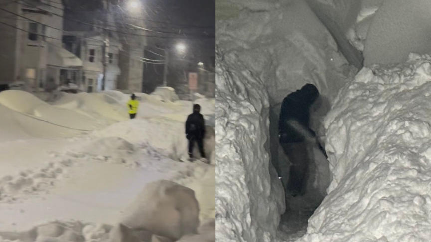 Powerful Blizzard Paralyzes US Northeast with Heavy Snow and High Winds Powerful Blizzard Paralyzes US Northeast with Heavy Snow and High Winds