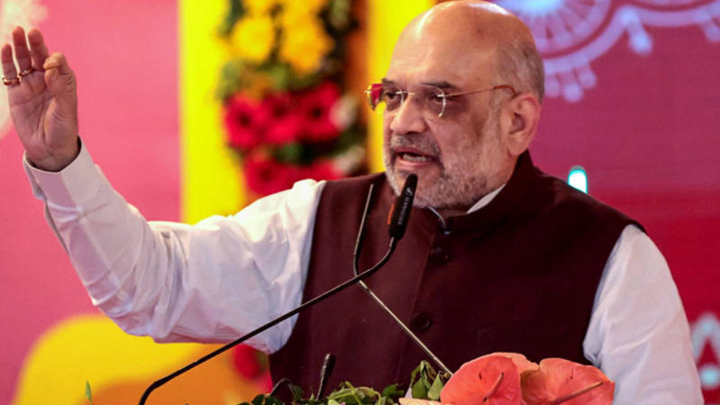 Amit Shah Blames Congress for Rise of Naxalism in Bastar Amit Shah Blames Congress for Rise of Naxalism in Bastar