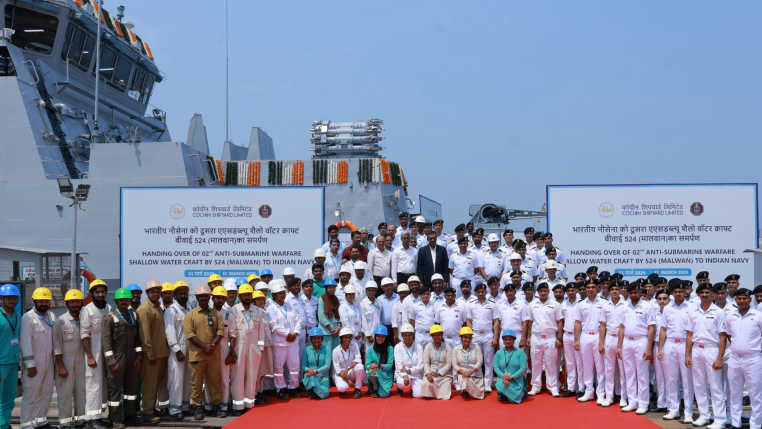 Indian Navy Inducts ‘Malwan’ to Boost Indigenous Defence Power Indian Navy Inducts ‘Malwan’ to Boost Indigenous Defence Power