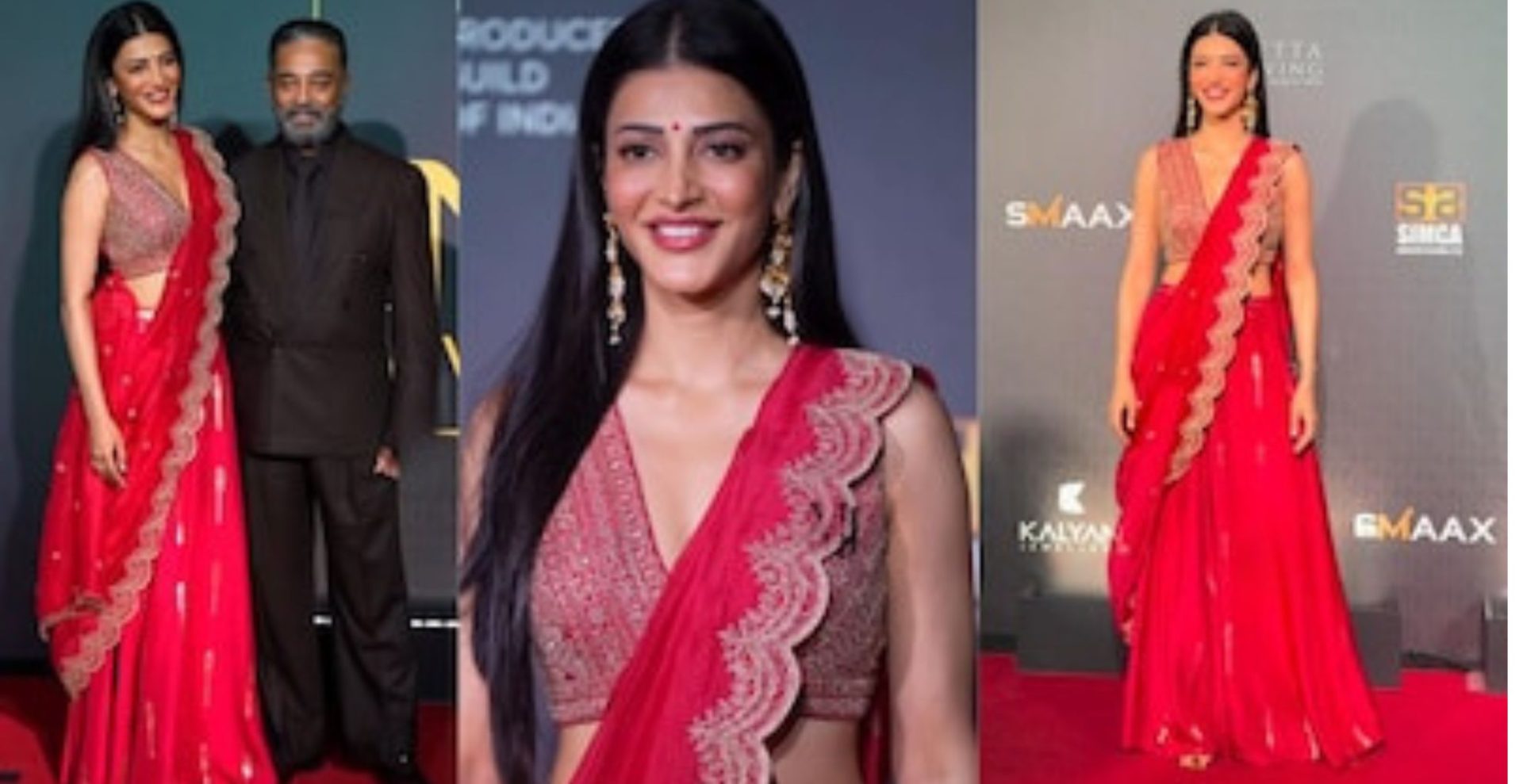 Shruti Haasan Red Carpet Return: Affordable Glamour Meets Regal Elegance
