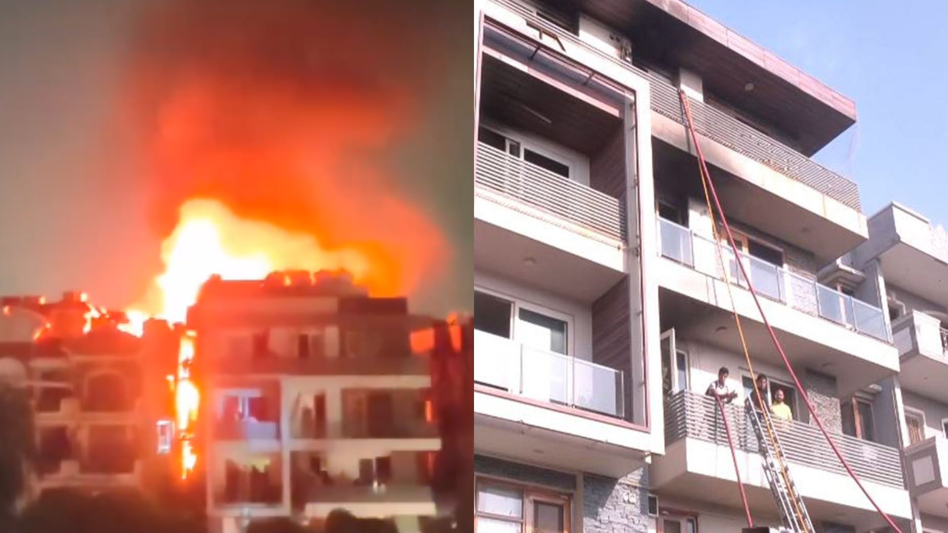 Nine Dead After Massive Fire Tears Through Four-Storey Building in East Delhi