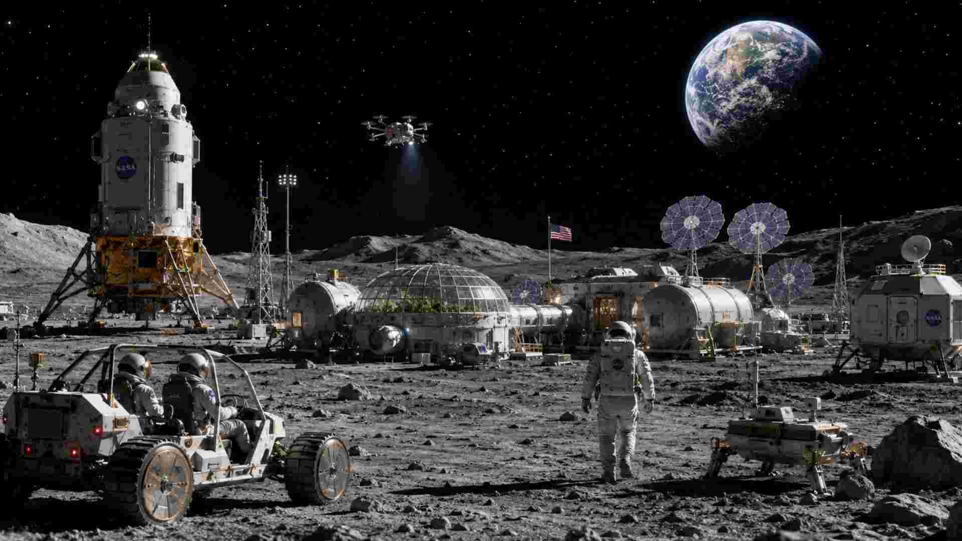 NASA Unveils Ambitious Plan To Build Permanent Moon Base NASA Unveils Ambitious Plan To Build Permanent Moon Base