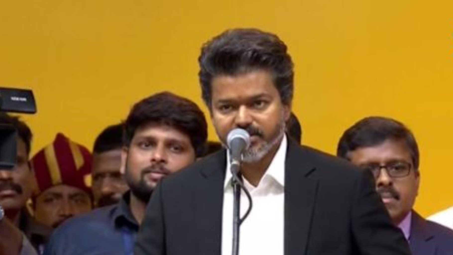 Tamil Nadu CM Vijay Calls Himself a ‘Common Man’ in First Speech After Oath