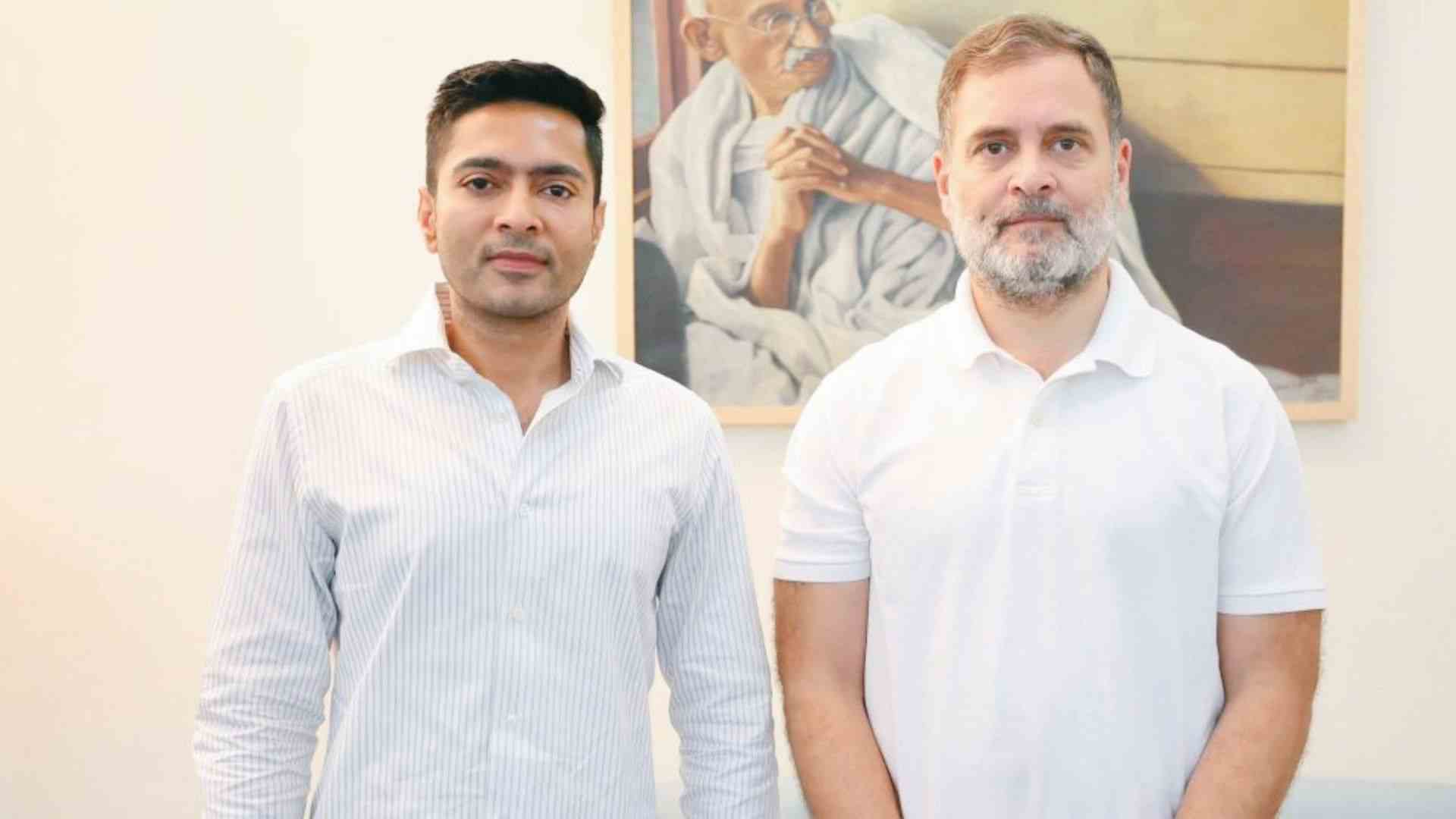 Abhishek Banerjee Meets Rahul Gandhi Amid Talk of Stronger TMC-Congress Ties Abhishek Banerjee Meets Rahul Gandhi Amid Talk of Stronger TMC-Congress Ties