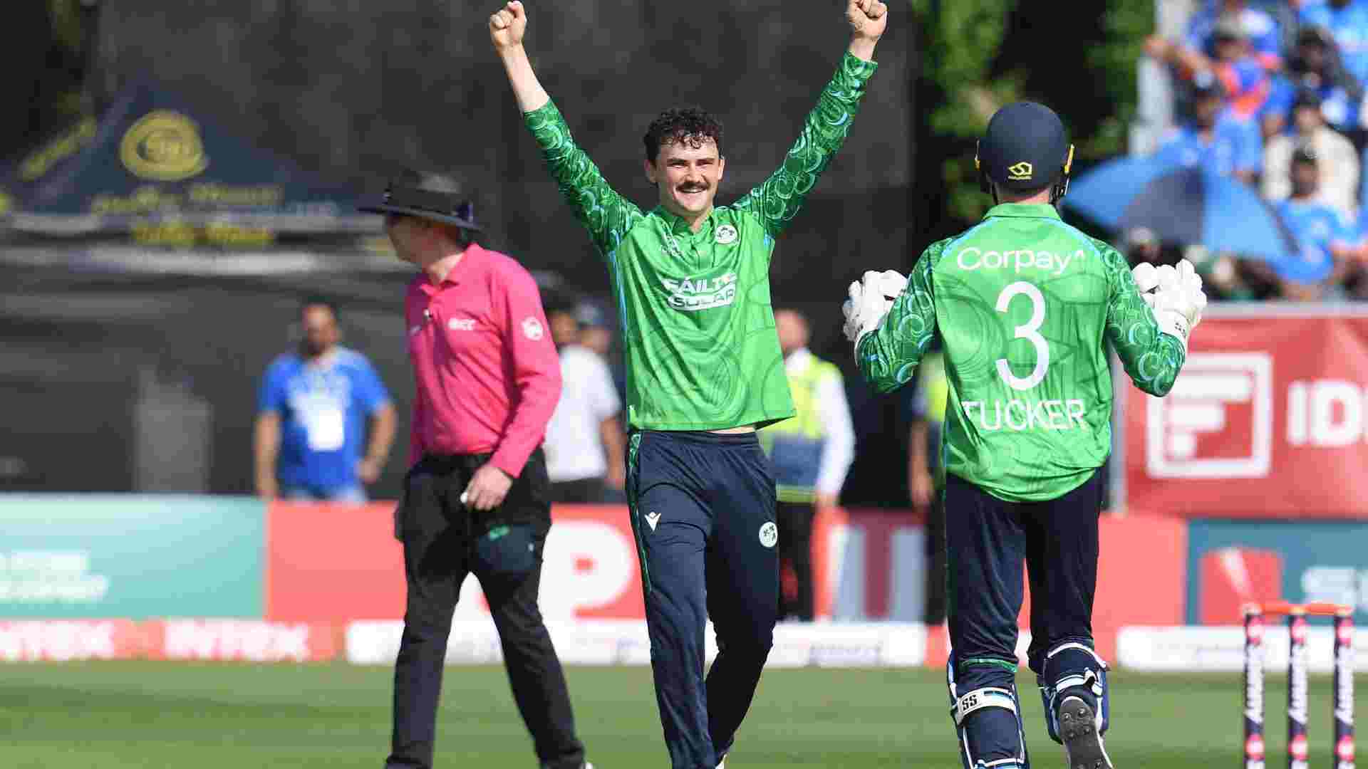 Ireland Defeat T20 World Champions India by 34 Runs in Belfast