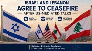 Israel and Lebanon Agree to Ceasefire After US-Mediated Talks
