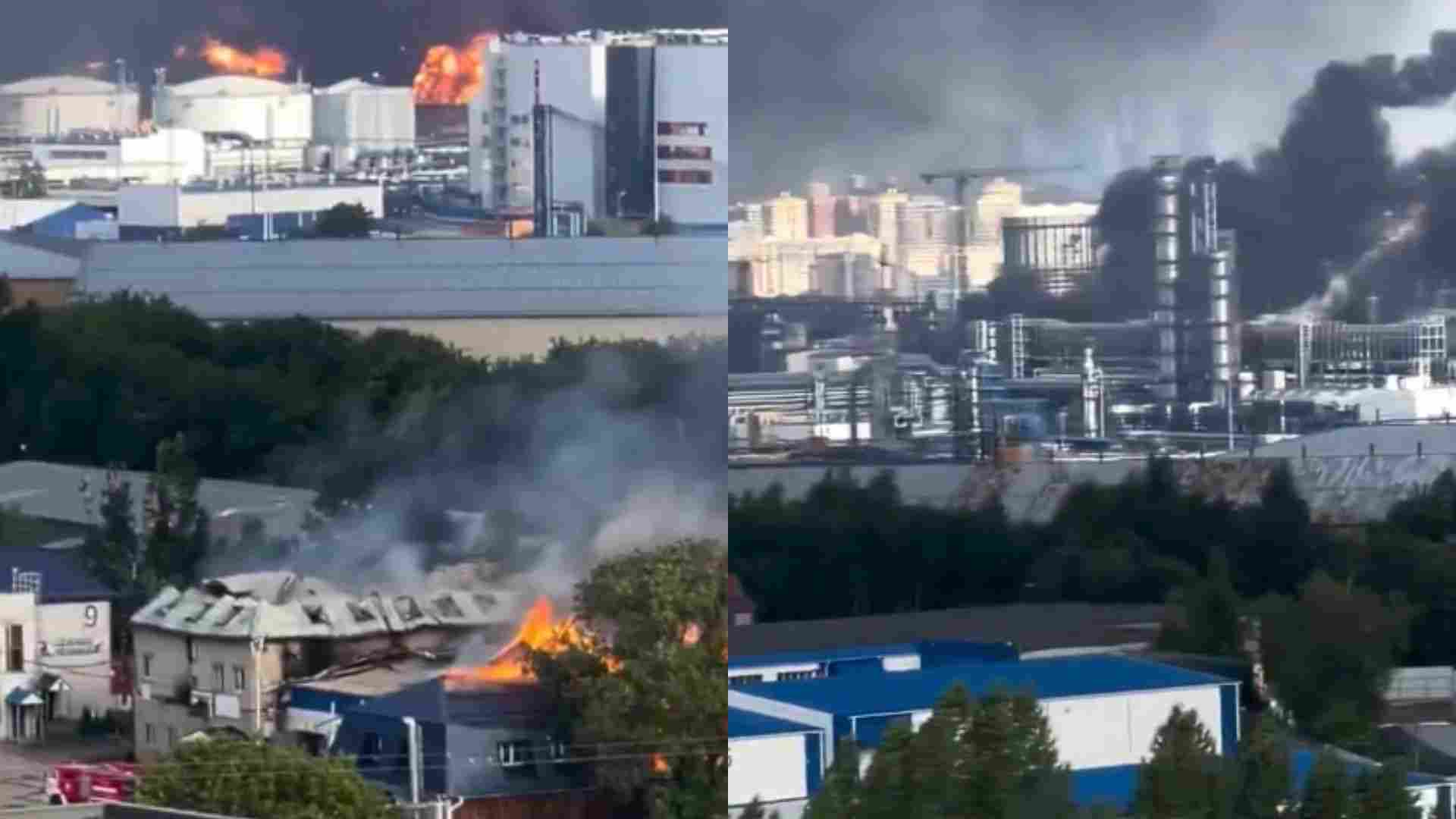 Ukraine Strikes Moscow Oil Refinery Again as Zelensky Calls Attack a ‘Justified Response’