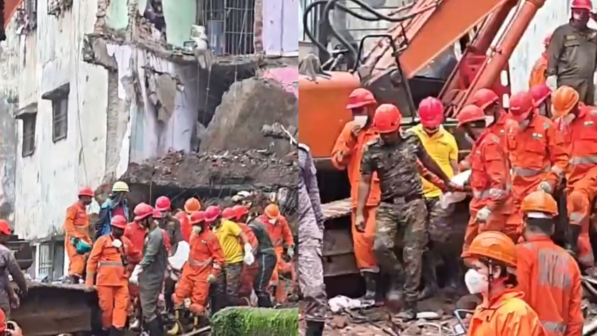 Eight Killed After Four-Storey Building Collapses in Maharashtra’s Bhiwandi Eight Killed After Four-Storey Building Collapses in Maharashtra's Bhiwandi