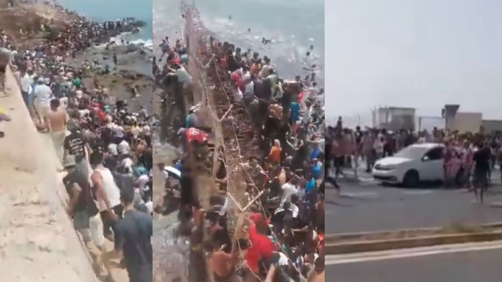 Thousands of Migrants Storm Spain’s Ceuta Enclave as Border Security Collapses Thousands of Migrants Storm Spain’s Ceuta Enclave as Border Security Collapses
