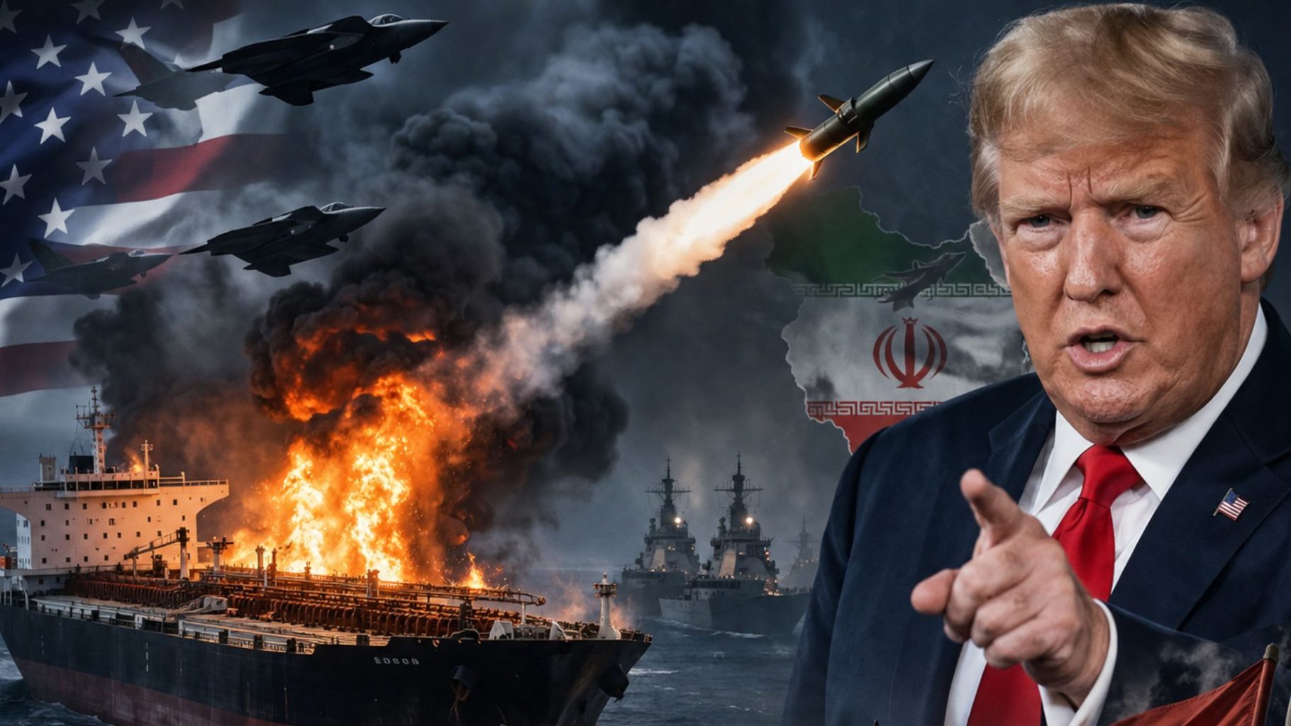US-Iran War Escalates as Houthi Missile Hits Saudi Oil Tanker, Trump Issues Fresh Warning