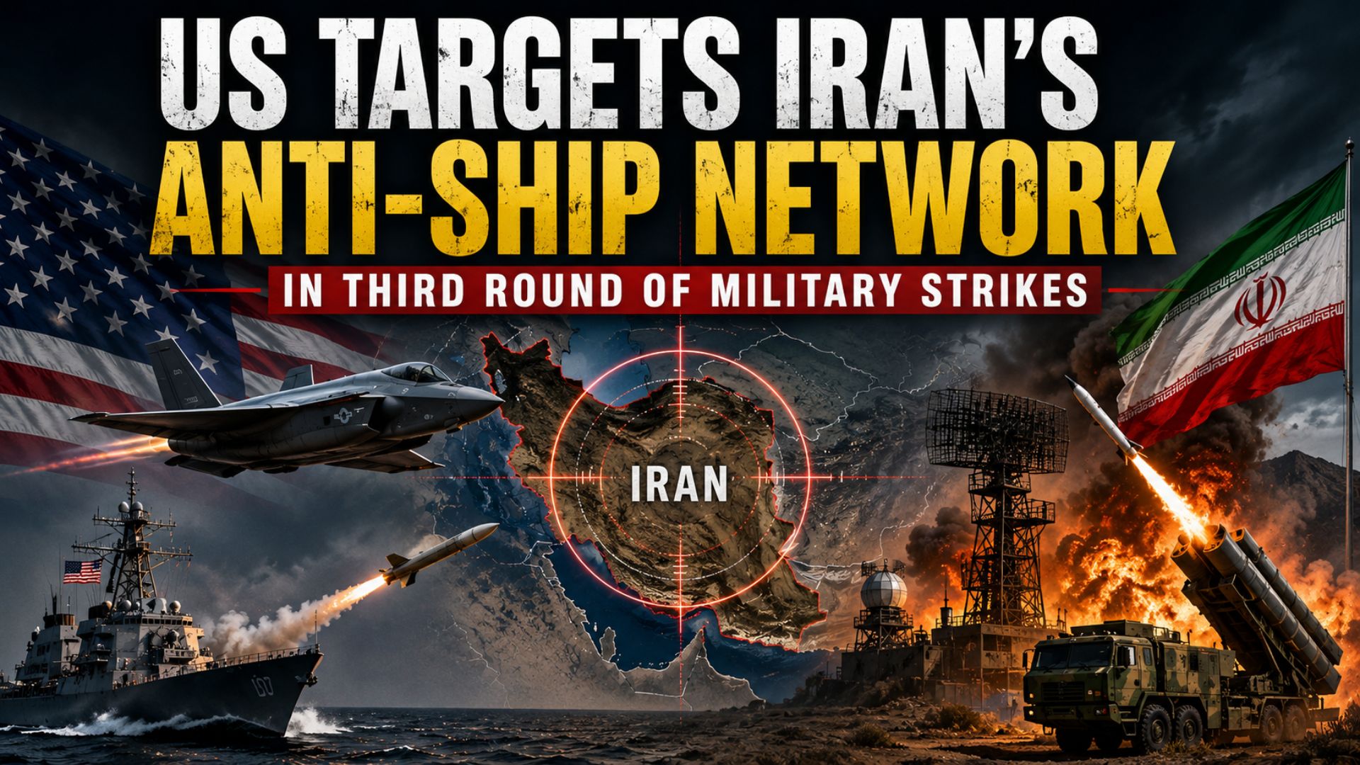 US Targets Iran’s Anti-Ship Network in Third Round of Military Strikes (2) US Targets Iran’s Anti-Ship Network in Third Round of Military Strikes