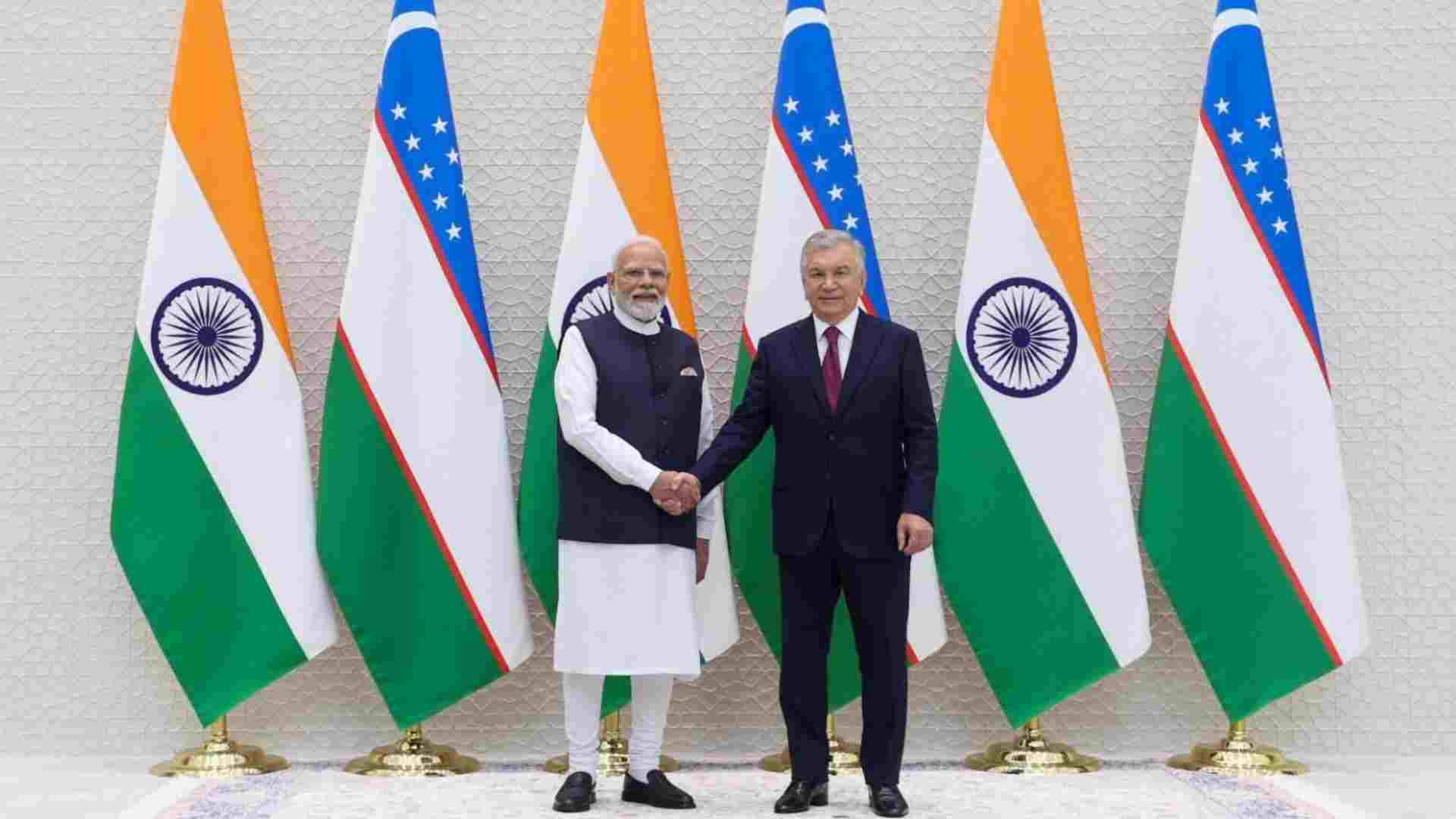 India, Uzbekistan Boost Strategic Partnership; Set $5 Billion Trade Goal by 2030 India, Uzbekistan Boost Strategic Partnership; Set $5 Billion Trade Goal by 2030