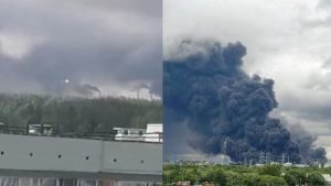 Ukraine Strikes Russian Oil Hub, 13 Dead and 75 Injured in Deadly Drone Attack