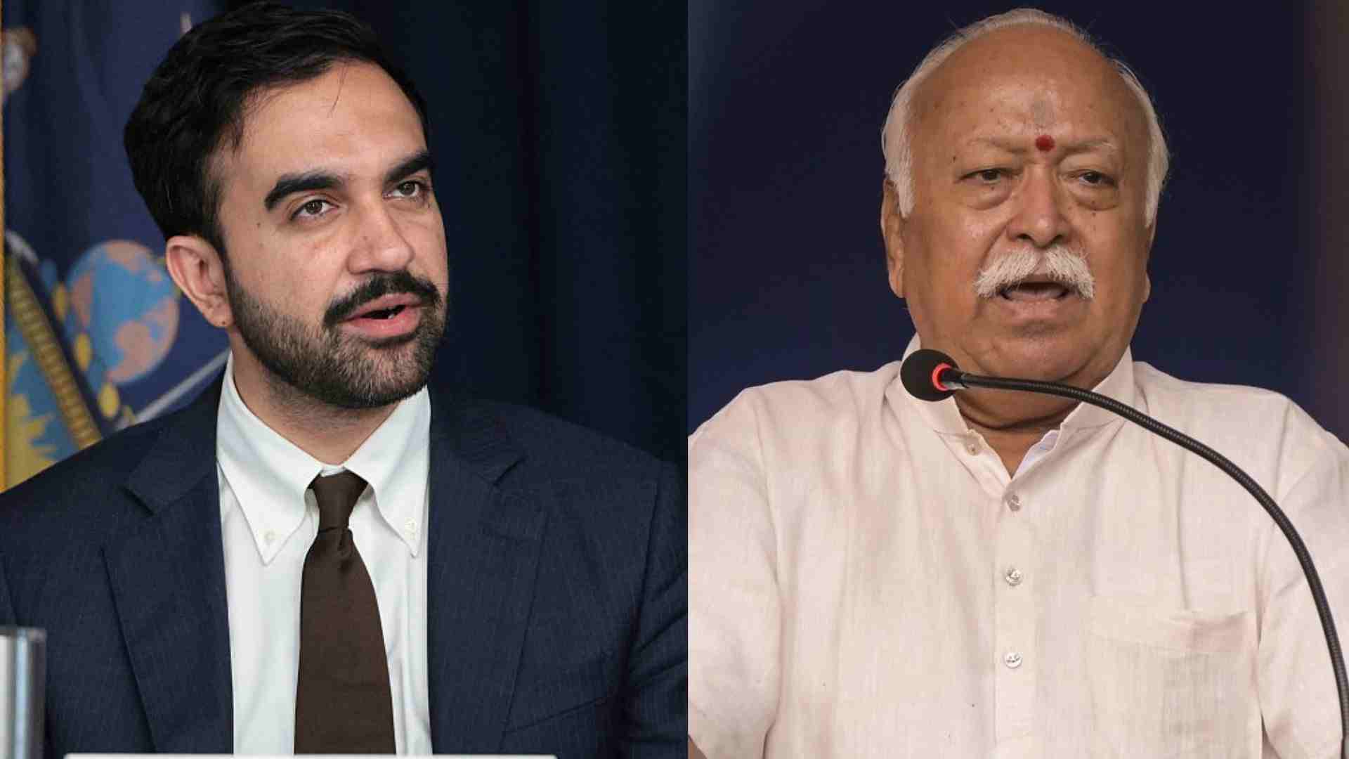 Mamdani Opposes RSS Chief Mohan Bhagwat’s NYC Event, Cites Legal Limits