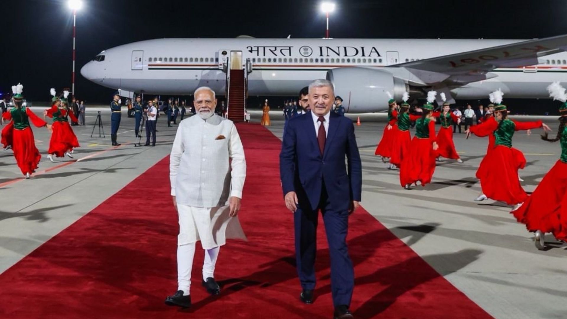 PM Modi Arrives in Kyrgyzstan for SCO Summit, Set to Meet Putin