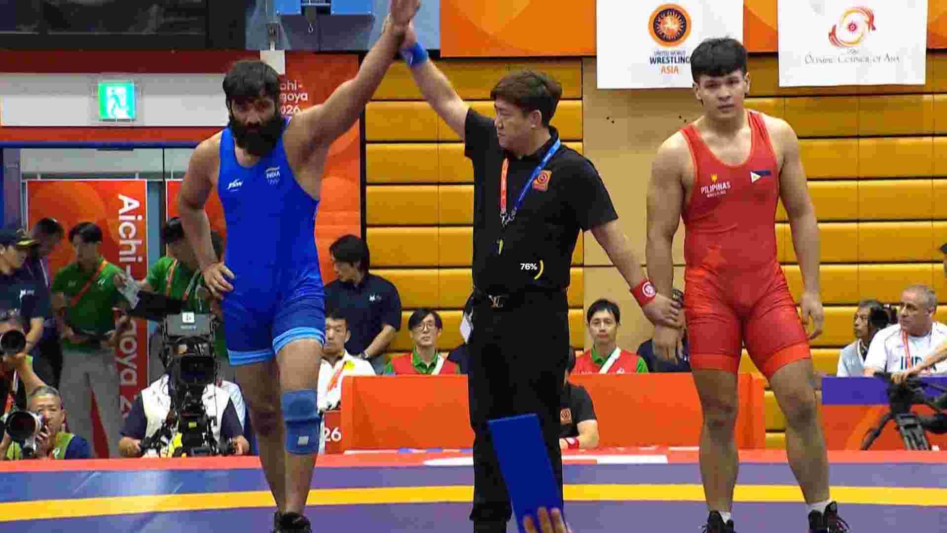 Asian Games 2026 Sunil Kumar Wins India’s First Wrestling Medal With Bronze