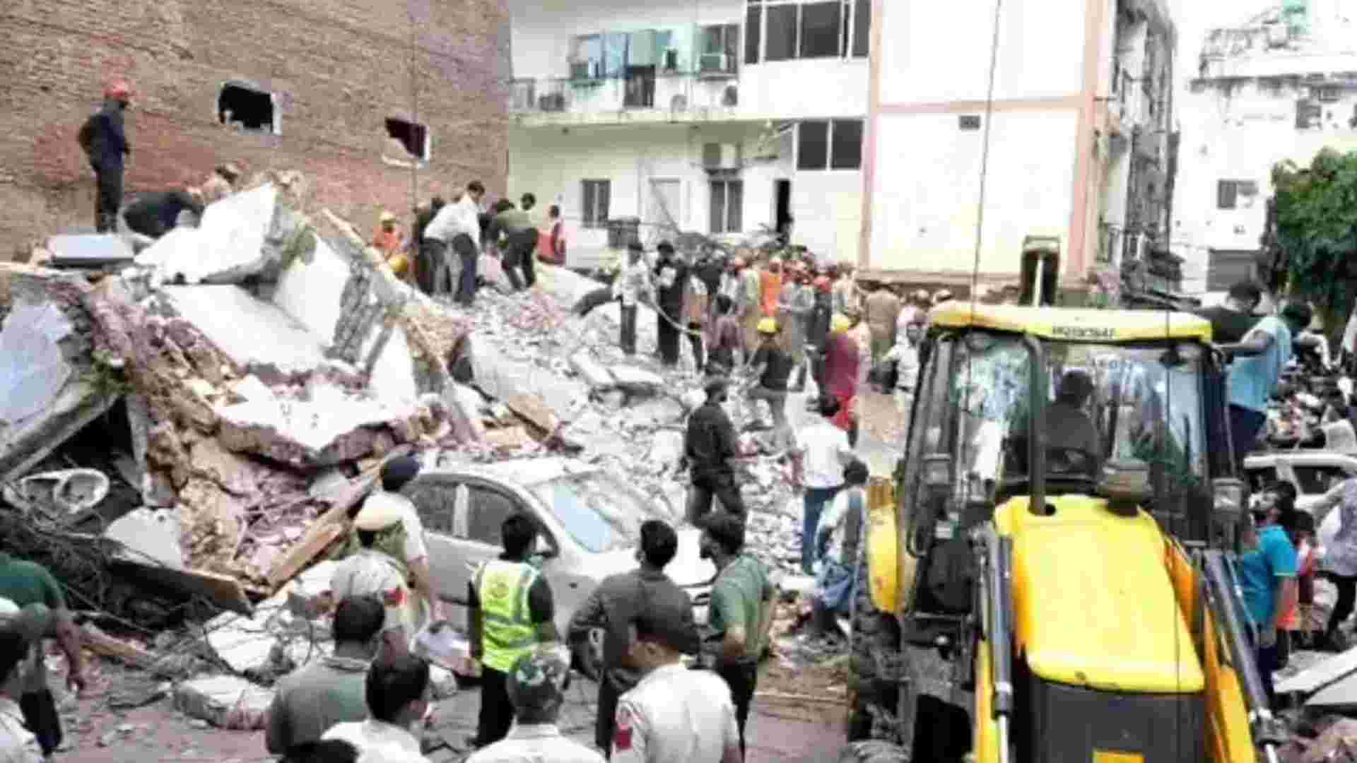 Delhi Satya Niketan Building Collapse Death Toll Rises to 6, Rescue Ops Continue