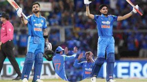 Kohli’s Unbeaten 139, Gill’s 110 Power India to Win Over West Indies in 1st ODI
