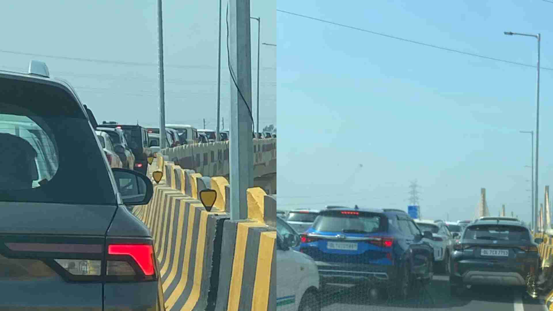 Barapullah Phase-III Faces Major Traffic Jam a Day After Inauguration