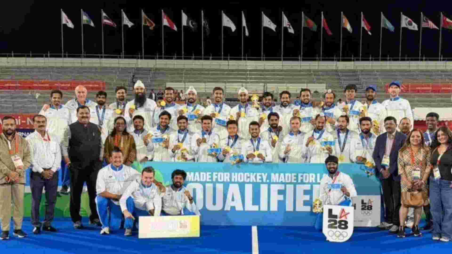 India Secure Second Straight Asian Games Hockey Gold, Qualify for LA 2028