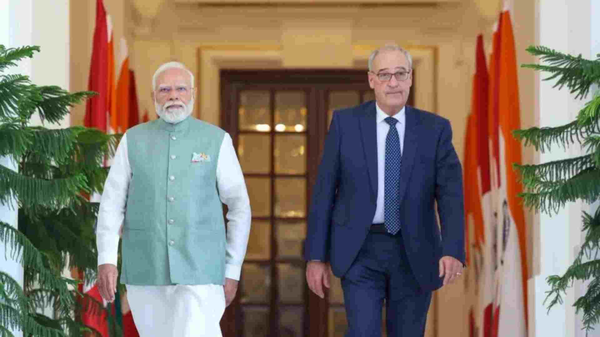 India, Switzerland Sign Key Agreements to Boost Trade, Mobility and Investment