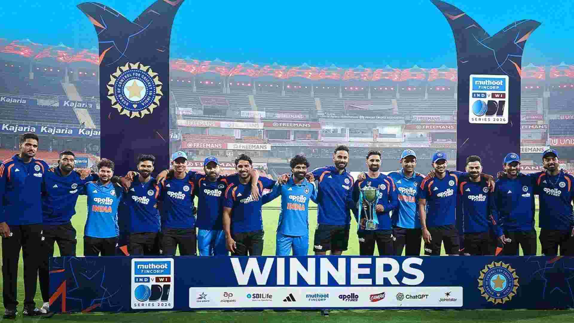 West Indies Edge India by 5 Wickets in the 3rd ODI, India Seal Series 2-1